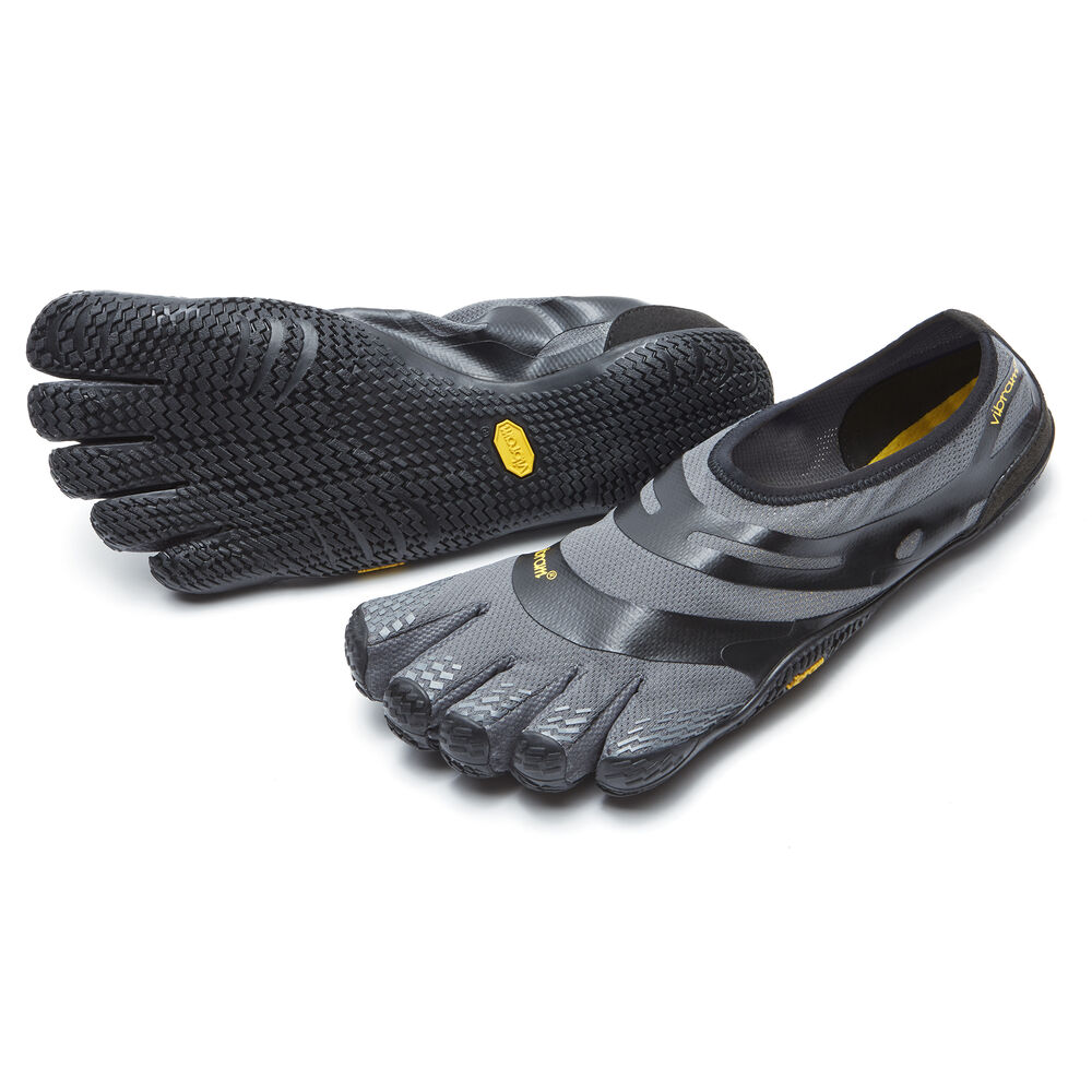 Vibram Fivefingers EL-X Mens Training Shoes Grey/Black Australia (YUC981564)